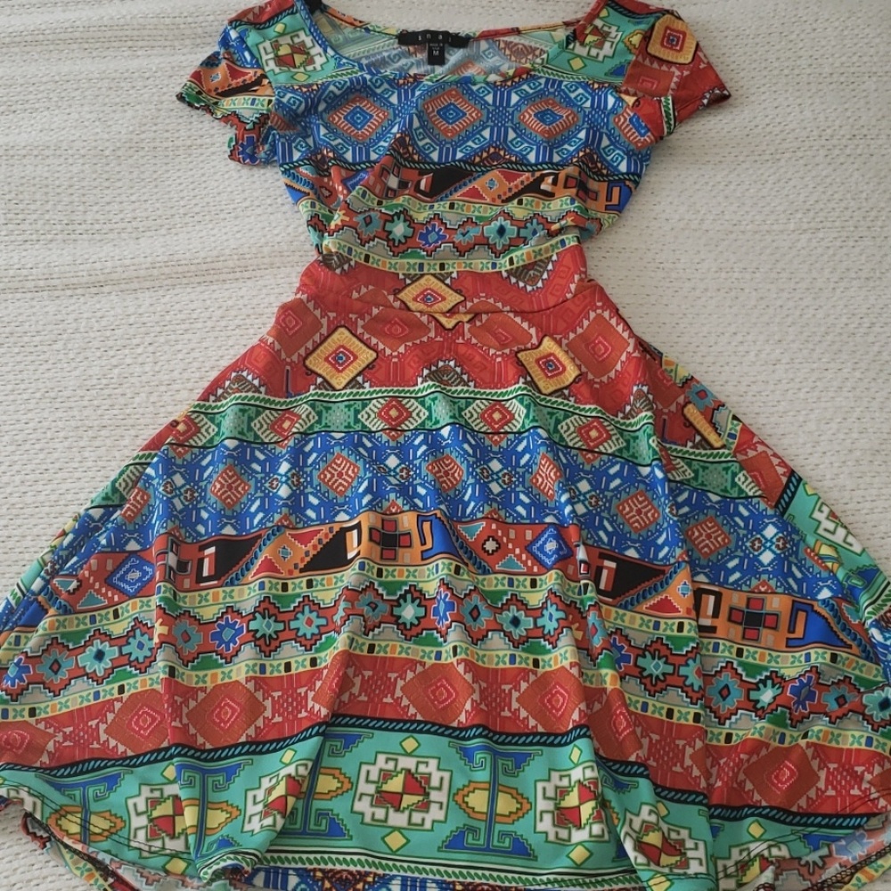 Open Back Skater Dress